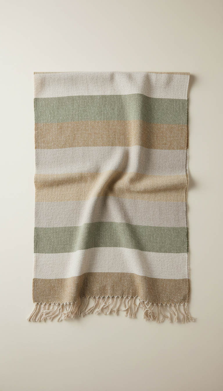 Woven Linen Throw Blanket